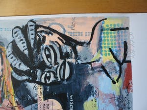 Peter Klashorst - Zeefdruk. Titel, "Turn Around Elisa". kopen? Bied vanaf 50!