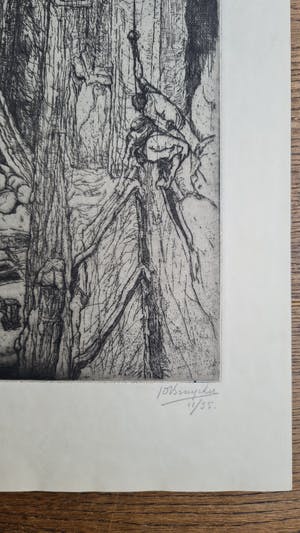 Jules De Bruycker - Londen Brug - hsndgesigneerd kopen? Bied vanaf 325!