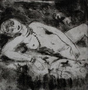 Jeanne Bieruma Oosting - Album met 12 etsen: Une selection des fleurs du mal - 1976 kopen? Bied vanaf 250!