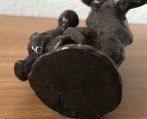 Brons (Onbekend) - Massief bronzen beeld " VADER EN ZOON " Laatste kans !!!!!! kopen? Bied vanaf 25!