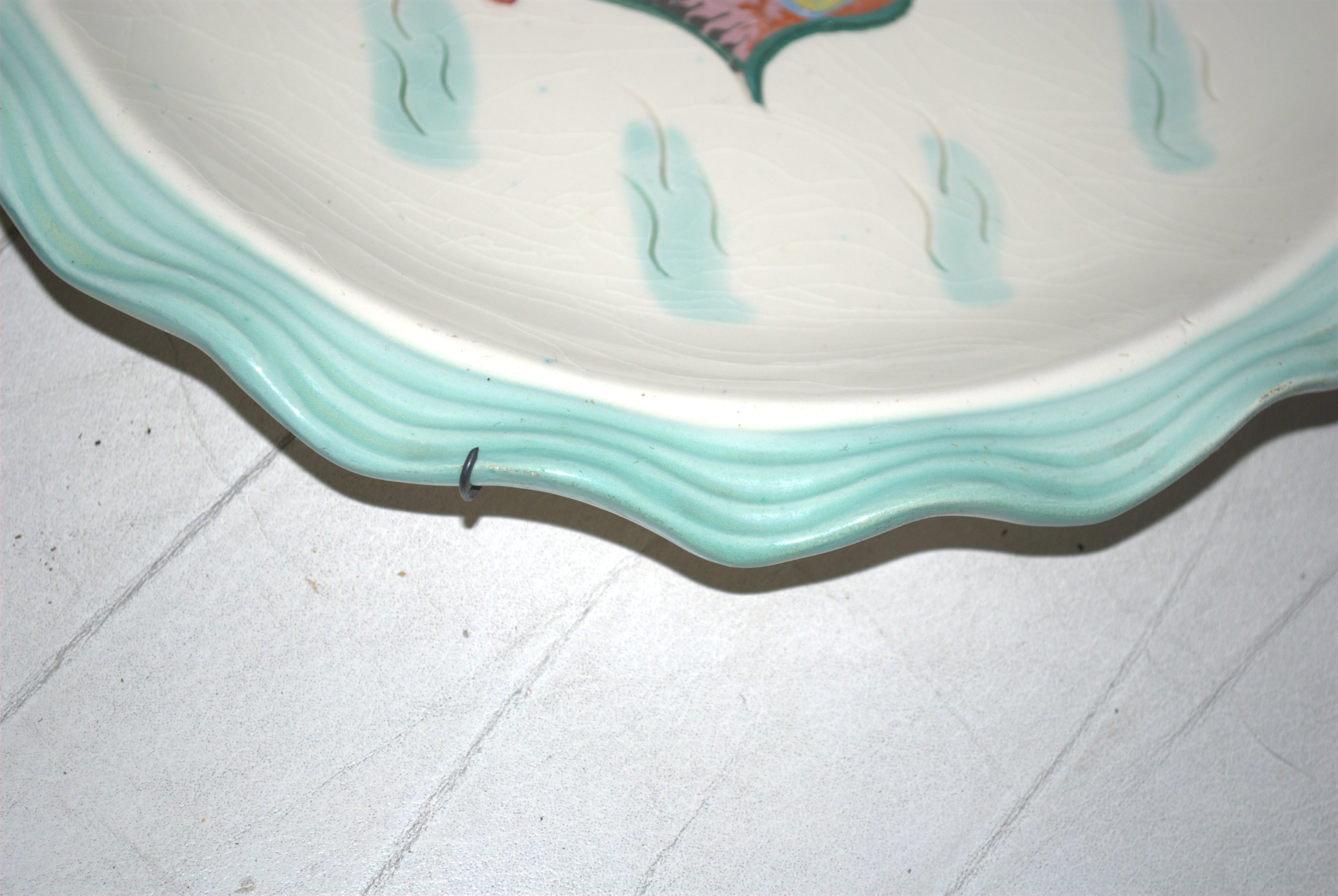 Vallauris Keramiek - Le Poisson - keramisch bord - Atelier Cerenne (1945-1958) kopen? Bied vanaf 15!