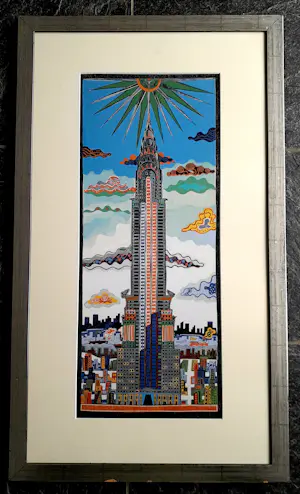 Charles Fazzino - Empire State Building - Dik papier - 96 x 56 cm kopen? Bied vanaf 125!