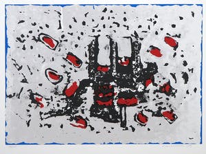 Frank Lodeizen - Zeefdruk, Zonder titel kopen? Bied vanaf 1!