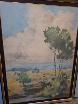 Buy Rostislas Loukine - Paysage - Sans titre? Bid from 30!
