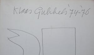 Klaas Gubbels - potloodtekening: kan - 1991 kopen? Bied vanaf 99!