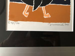 Hans Innemee - Zeefdruk. Titel, "Duck". kopen? Bied vanaf 40!