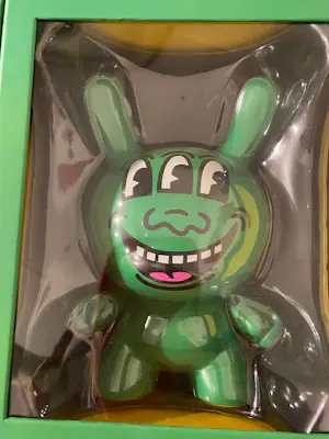 Keith Haring - Kidrobot Three Eyed Monster 8" Dunny Green kaufen? Bieten Sie von 200!