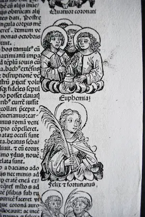 Michael Wolgemut - 15e eeuwse incunabel met 13 houtsnedes - pagina uit de Kroniek van Neurenberg kopen? Bied vanaf 75!