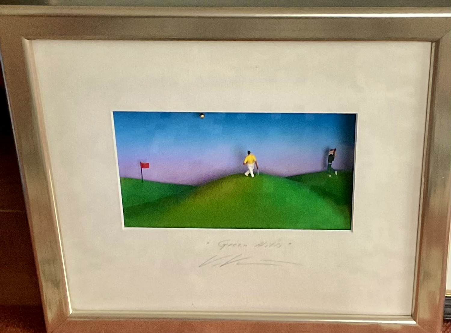 Volker Kühn - 3D object Art in Box, Green Hills, gesigneerd kopen? Bied vanaf 195!