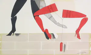 Adrian de Gijzel - en andere! - Lot van drie originele werken op papier kopen? Bied vanaf 1!