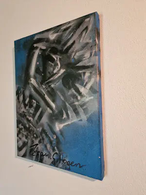Buy Espen Hagen - abstract portret? Bid from 50!