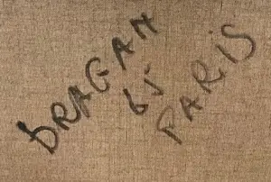 Niet of onleesbaar gesigneerd - Naief schilderijtje van een spelend kind kopen? Bied vanaf 1!