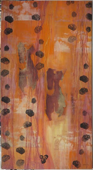 Mirjam Burer - Gemengde techniek op doek, Landschap I (Zeer groot) kopen? Bied vanaf 1!