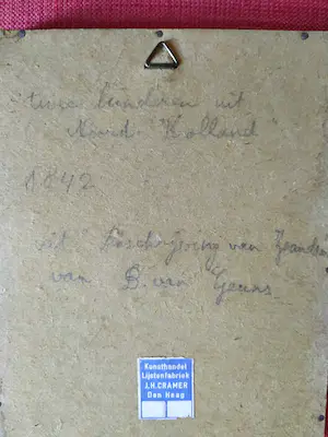 Niet of onleesbaar gesigneerd - ""Deux enfants de la Nordhollande" kopen? Bied vanaf 1!