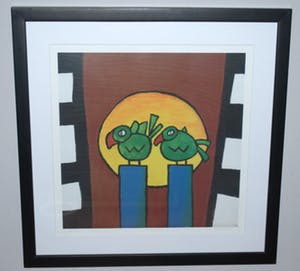 Piet Quekel - Zeefdruk oplage 130 kopen? Bied vanaf 30!