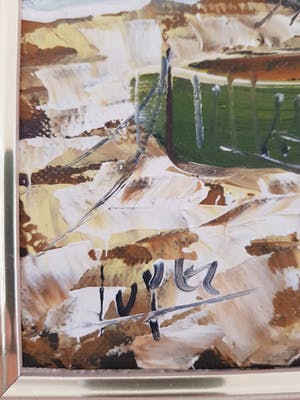 Niet of onleesbaar gesigneerd - 3 schilderijen van belgische kunstenaars kopen? Bied vanaf 1!