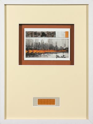 Christo - Handgesigneerde artcard The Gates + Taschen boek kopen? Bied vanaf 1!