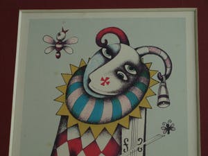 Jakub Krejci - Litho , Nar met trompet – 1986 kopen? Bied vanaf 20!