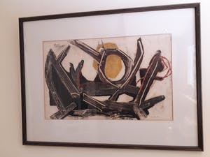 Jaap de Carpentier - abstract werk, "Landschappelijk" kopen? Bied vanaf 25!