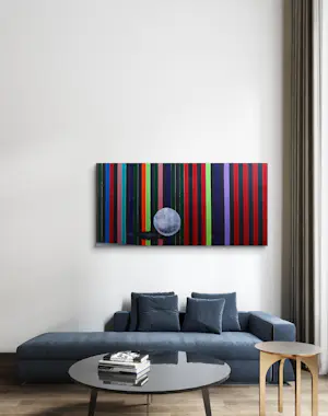 Elva Polyakova - Abstract vallende maan kopen? Bied vanaf 10!