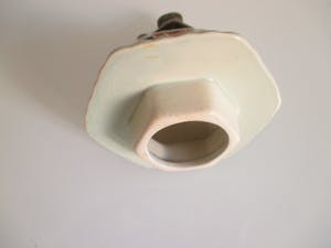 Plateelbakkerij Flora - Grote dekselvaas met polychrome beschildering kopen? Bied vanaf 22!