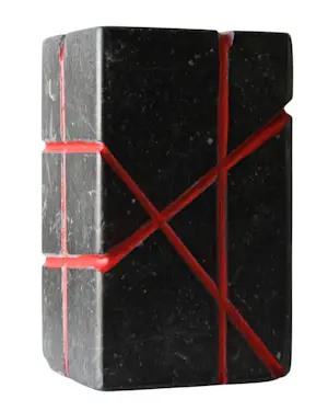 Maup Nikkels - Atheïstische Ka'aba - Belgisch Hardstenen Beeld kopen? Bied vanaf 200!