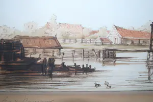 Cornelis Ploos van Amstel - Molen aan het water - aquatint kopen? Bied vanaf 150!