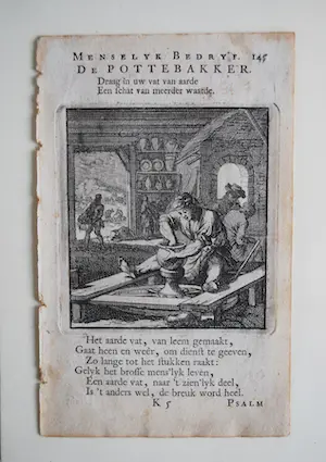 Jan Luyken - 3 ingelijste antieke kopergravures + boekwerk kopen? Bied vanaf 45!