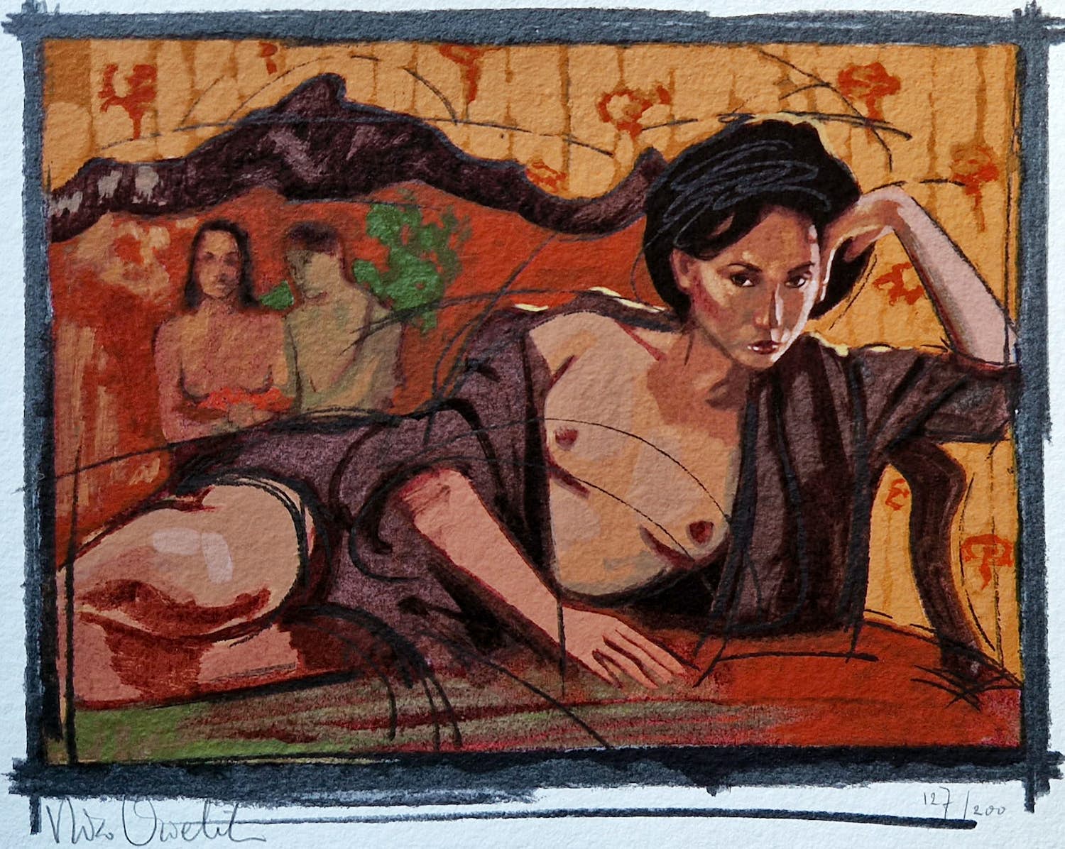 Nico Vrielink - 'Confrontations with Gauguin' verkocht voor € 110!