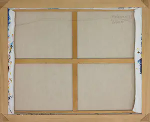 Mariano Maturana - Olieverf op doek, Rotterdam bij nacht - Ingelijst (Zeer groot) kopen? Bied vanaf 150!