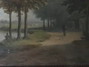 Niet of onleesbaar gesigneerd - Landschap kopen? Bied vanaf 1!