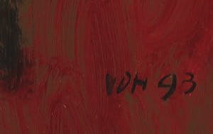 Theo van der Horst - Gouache op glimmend papier, Zonder titel - Ingelijst kopen? Bied vanaf 1!