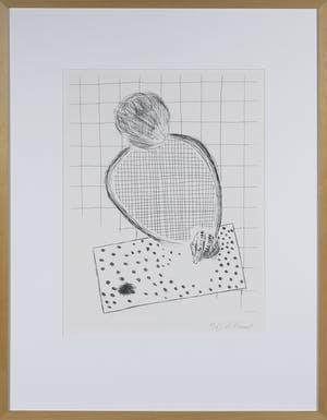 Roger Raveel - Ets, Meer kan ik niet dan griffelen in het niets - Ingelijst kopen? Bied vanaf 1!