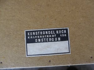 Jan den Hengst - Aquarel. zicht op de St. Nicolaaskerk te Amsterdam. kopen? Bied vanaf 35!