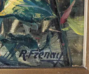 Robert Frenay - Bloemen en struiken in een landschap kopen? Bied vanaf 50!