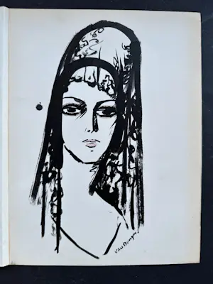 Kees van Dongen - Pochoir - Espagnole 1925 kopen? Bied vanaf 375!