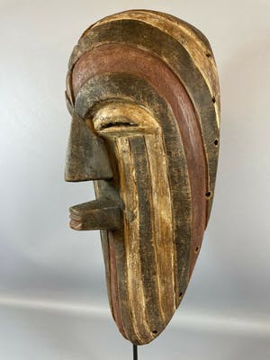 Songye - 210862 - Tribal used African Songye Kifwebe mask - Congo. kopen? Bied vanaf 45!