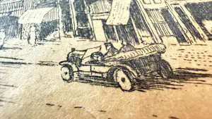 Marius Janssen - Vooroorlogse ets Hofplein Rotterdam (ca. 1915–1925) kopen? Bied vanaf 30!