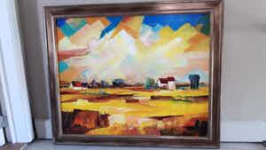 Godfried Theunynck - Oogstschittering verkocht voor € 200!