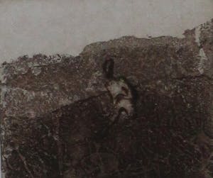 Constant - Ingelijste ets/aquatint: Eenzame figuur in Landschap: 1985 kopen? Bied vanaf 295!