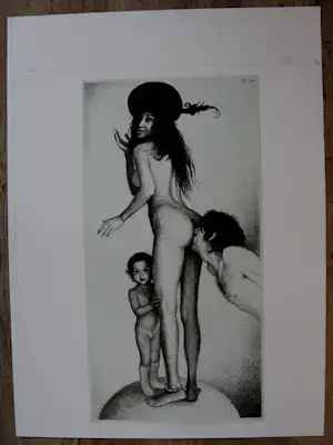 Aat Veldhoen - Litho - 1970 kopen? Bied vanaf 80!