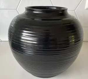 ADCO - XL zwarte ribbelvaas model 1012 kaufen? Bieten Sie von 1!