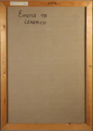 Nico Emons - Acryl op doek, Cencer-co - Ingelijst kopen? Bied vanaf 1!