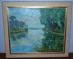 Louis Haver - Olieverfschilderij omgeving Loosdrecht kopen? Bied vanaf 100!