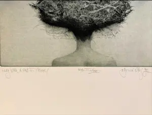Albin Brunovsky - Lady with a hat 2 - mirror kopen? Bied vanaf 800!