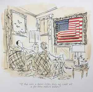 AcheterRob Scholte - If this were a Jasper Johns, zeefdruk (groot!)? Enchérissez de 125!