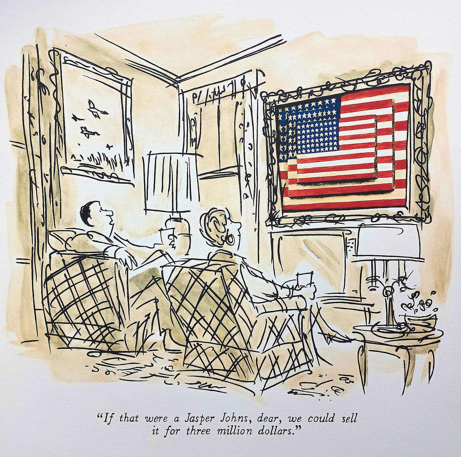 Rob Scholte - If this were a Jasper Johns, zeefdruk (groot!) kopen? Bied vanaf 125!