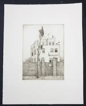 Dieter Kraemer - Mappe mit 6 Radierungen, Villa Massimo kopen? Bied vanaf 1!