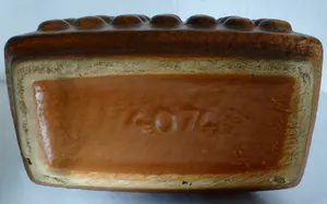 Niet of onleesbaar gesigneerd - VEB Haldensleben 4074 Fat Lava blokvaas. kopen? Bied vanaf 1!