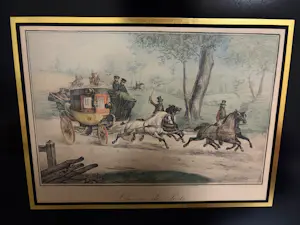 AcheterVictor Adam - Triptiek van 3 x 19e-eeuwse Handgekleurde Lithografieën (Paardenkoetsen)? Enchérissez de 240!